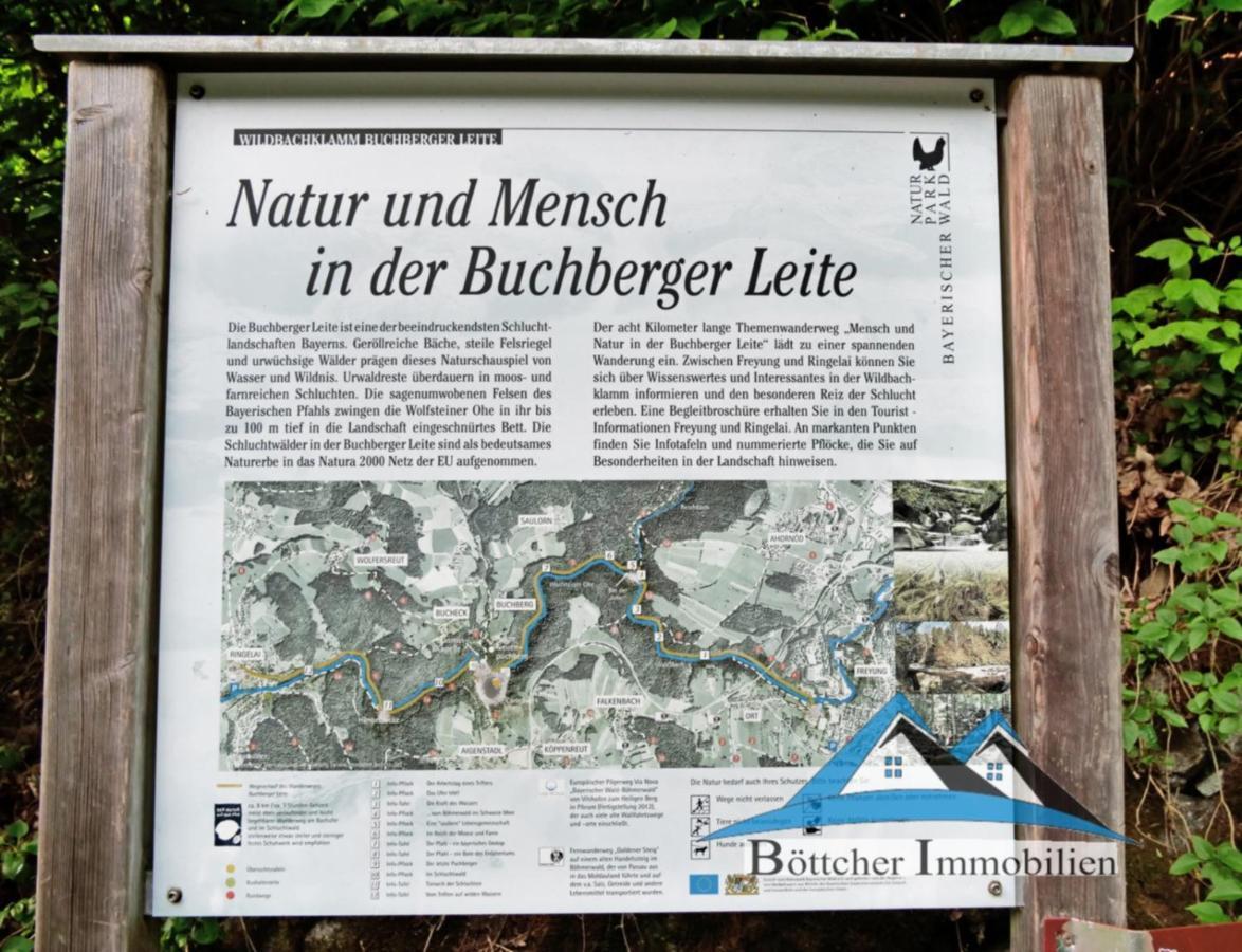 400Qm Bayerische Villa 2500Qm Uneinsehbarer Garten In Beliebter Urlaubsregion Freyung Buitenkant foto